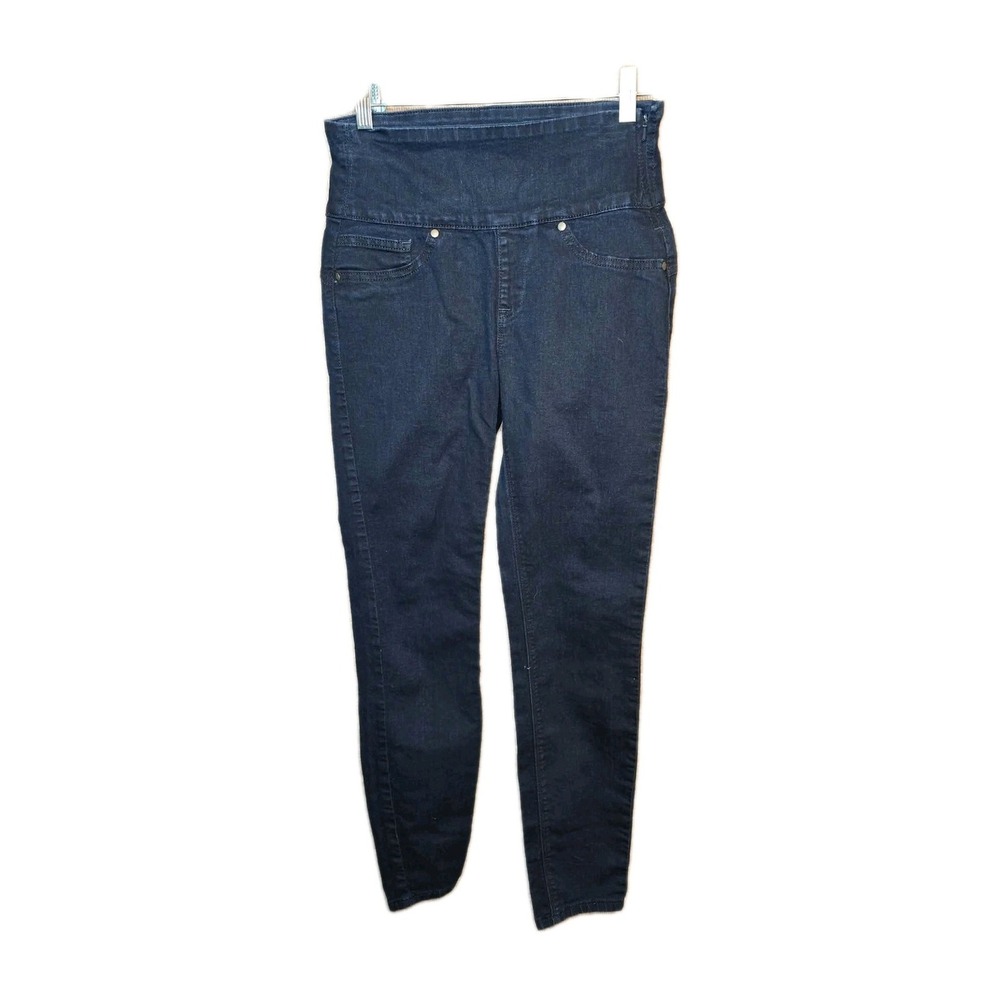 SPANX GUC Dark Wash Skinny Jeans Women's S/P Pull-On Stretch Denim 👖